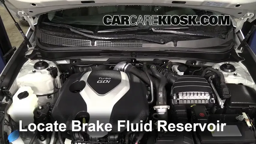 2013 Hyundai Sonata Limited 2.0L 4 Cyl. Turbo Brake Fluid